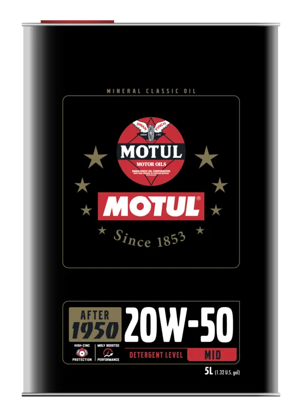 Motul Classic Performance 20W50 - 5L by Motul Tech