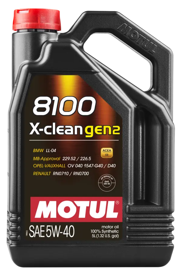 Motul 8100 X-CLEAN Gen 2 5W40 - 5L by Motul Tech