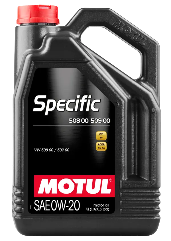 Motul OEM Specific 0W20 - VW 508.00/509.00 / Porsche C20 - 5L for 2017 Audi A4