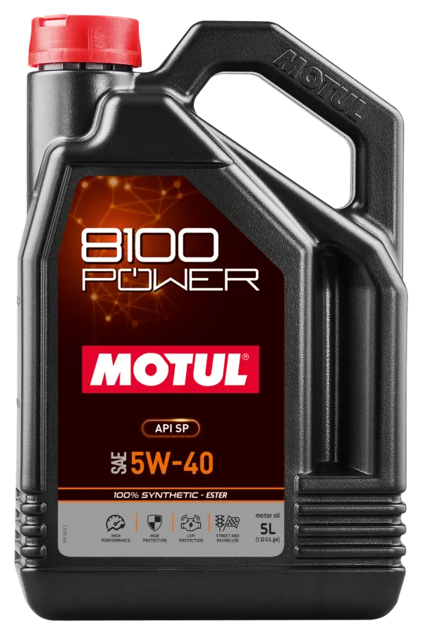 Motul 8100 Power 5W40 - 5L by Motul Tech