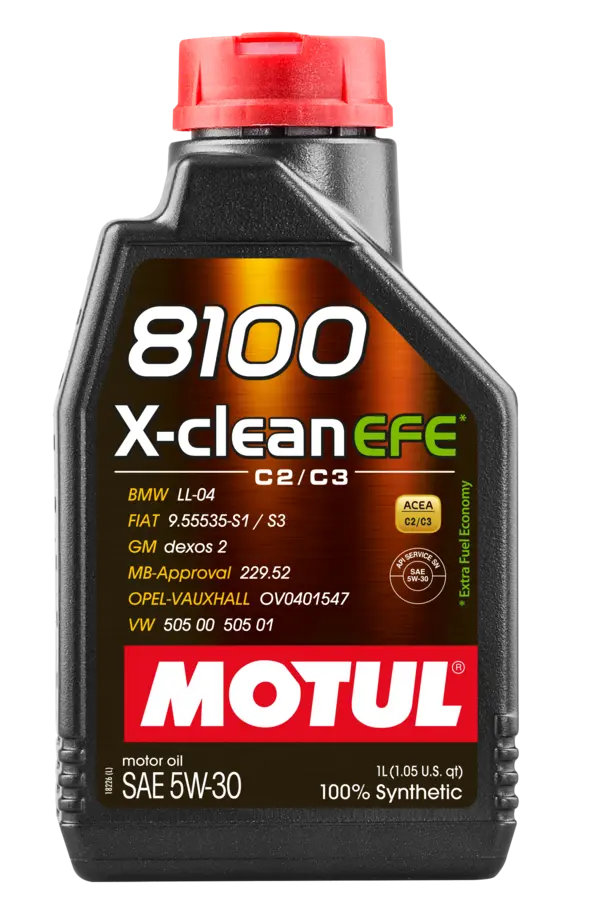 Motul 8100 X-Clean EFE 5W30 - 1L for 2022-2025 Subaru WRX