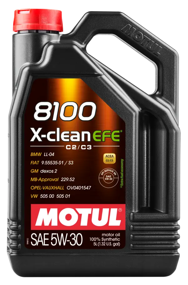 Motul 8100 X-Clean EFE 5W30 - 5L for 2022-2025 Subaru WRX