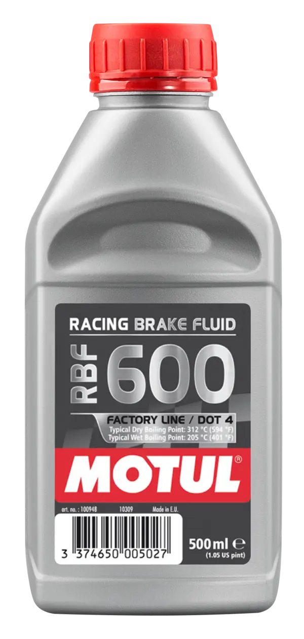 Motul Brake Fluid RBF 600 - Racing DOT 4 - 1/2L by Motul Tech