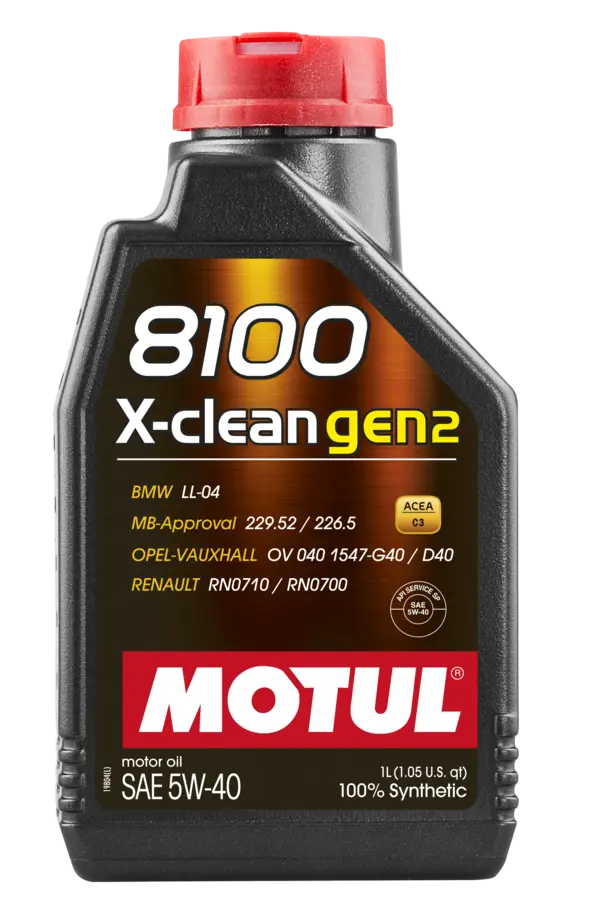 Motul 8100 X-CLEAN Gen 2 5W40 - 1L by Motul Tech