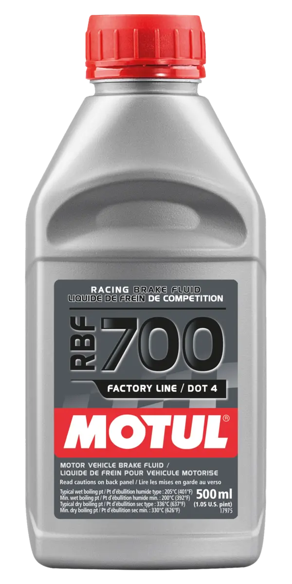 Motul Brake Fluid RBF 700 - Racing DOT 4 - 1/2L by Motul Tech