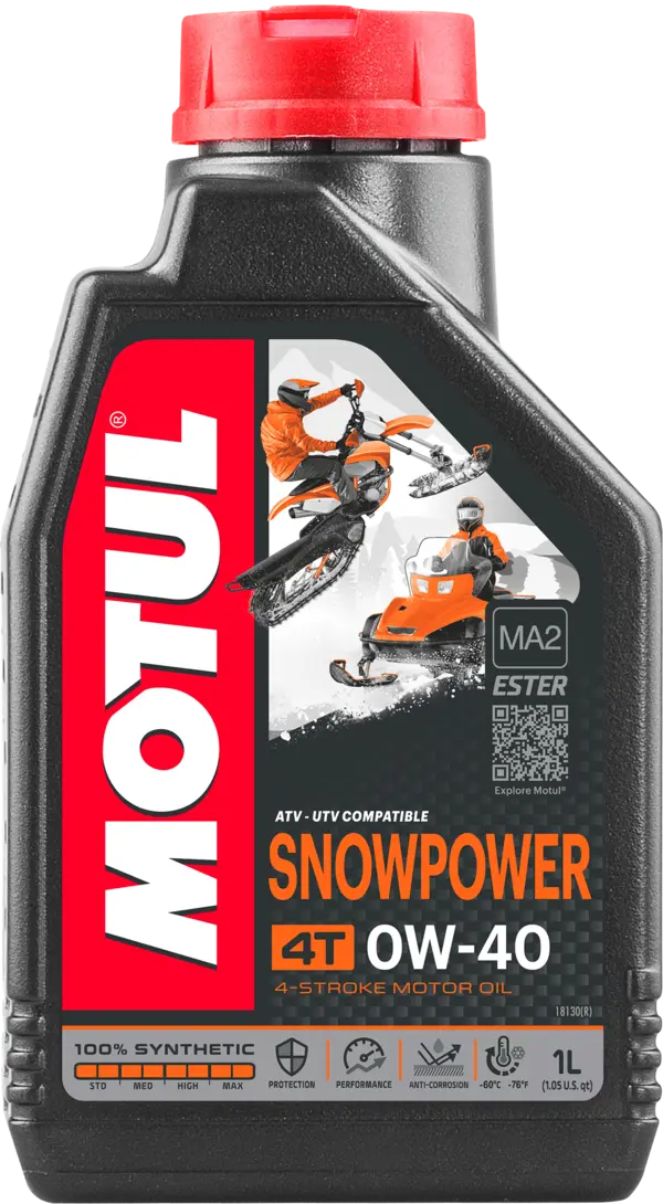 Motul SNOWPOWER 4T 0W40 - 1L by Motul Tech
