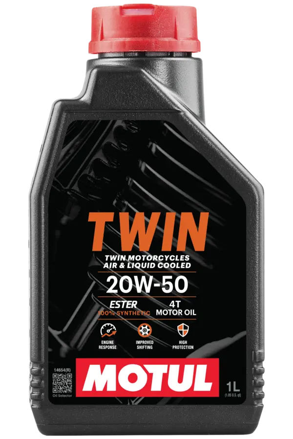 Motul Twin 4T 20W50 - 1Qt by Motul Tech