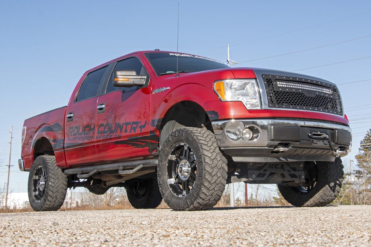 Mesh Grille | 30&quot; Dual Row LED | Black | White DRL | Ford F-150 (09-14)