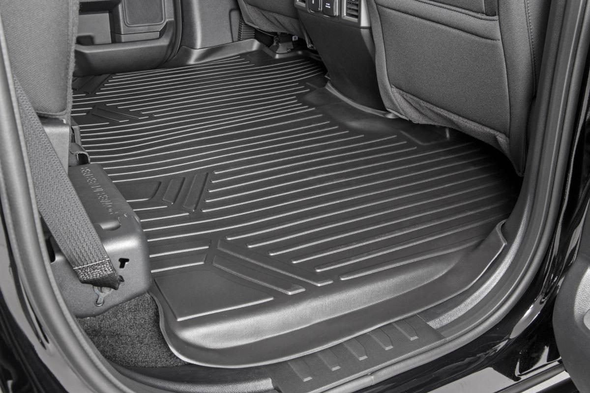Floor Mats | FR &amp; RR | FR Buckets | Ford F-150 (15-24)/F-150 Lightning (22-24)/Raptor (17-24) 