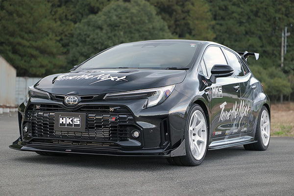 HKS Body Kit TYPE-S GR COROLLA F-Spoiler - 53004-AT031 for 2023-2025 Toyota GR Corolla - front view