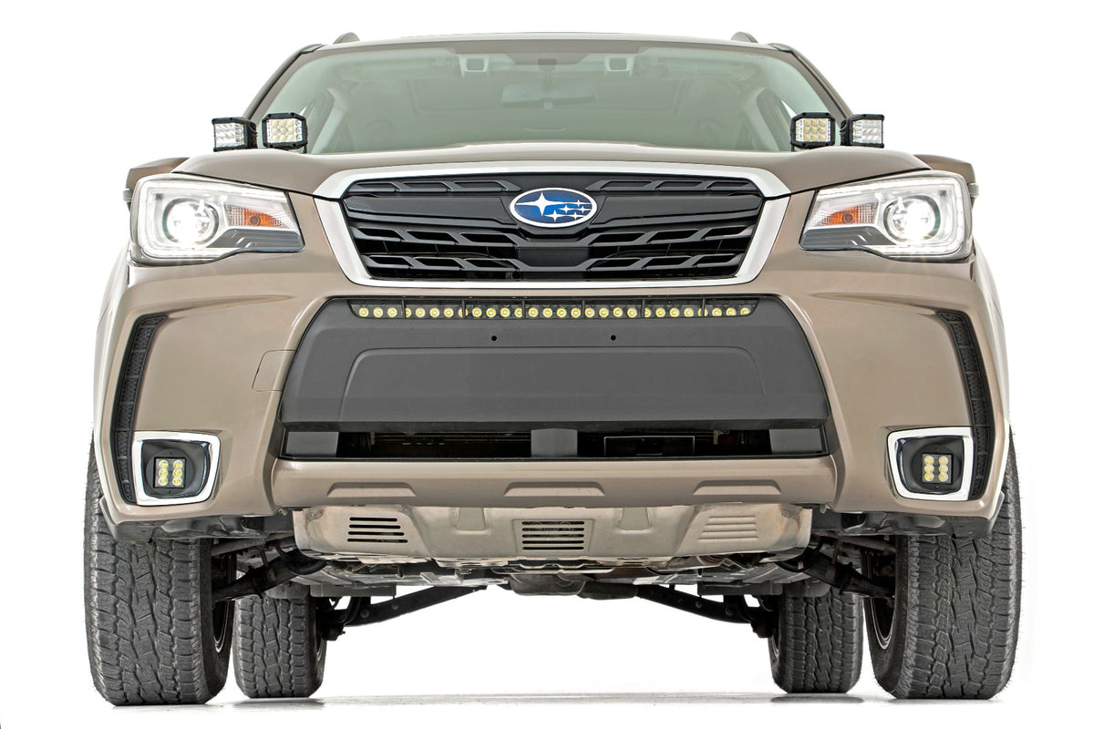LED Light Kit | Bumper Mount | 30&quot; Chrome Single Row | Subaru Forester (14-18)