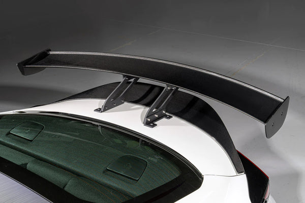 HKS 22+ GR86 Body Kit Type-S Rear Wing - 53004-AT026 for 2022-2025 Toyota GR86 - front view