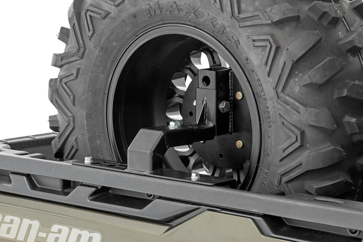 Spare Tire Carrier | Bed Side Mount | Multiple Makes &amp; Models (Can-Am/Polaris)