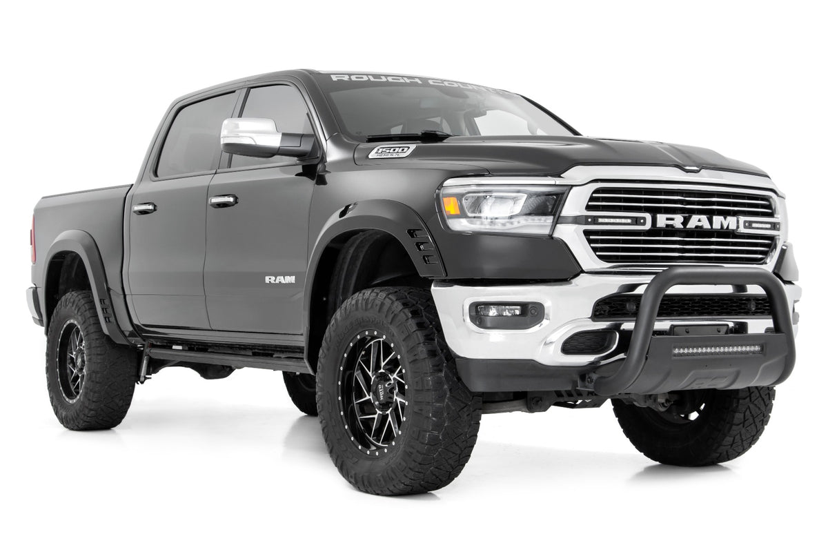 Rough Country - Fender Flares - SF1 - GW7 Bright White - Ram 1500 2WD/4WD (2019-2024) - F-D319201-GW7 by Rough Country - deta