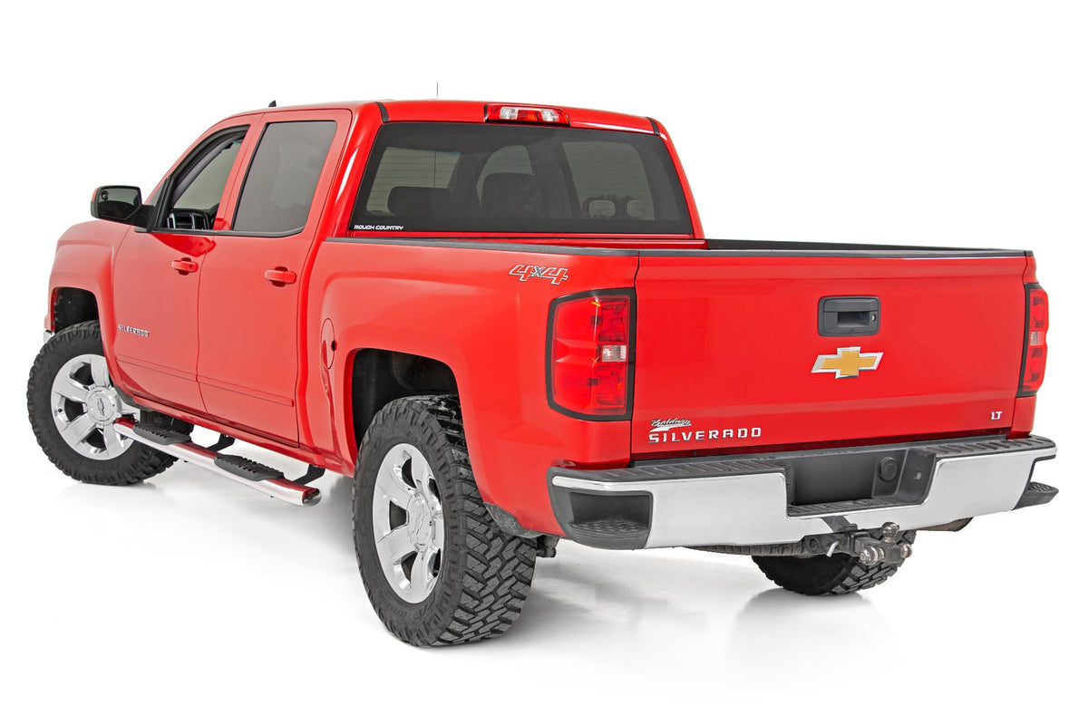 Oval Nerf Steps | Stainless | Crew Cab | DEF Tank | Chevy/GMC 1500/2500HD/3500HD (07-19 &amp; Classic)