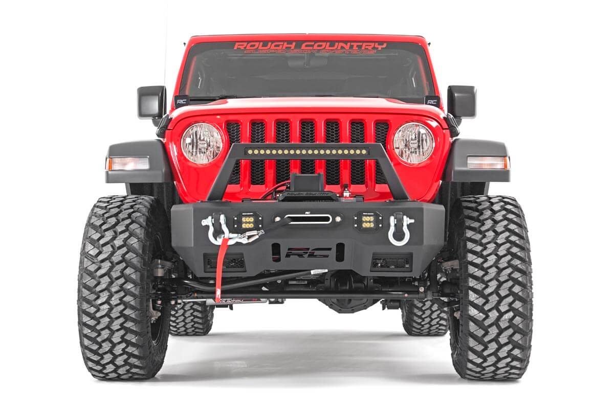 Rough Country - 3.5 Inch Lift Kit - C/A Drop - FR D/S - Jeep Wrangler Unlimited Rubicon (18-23) - 69031 for 2018-2023 Jeep Wr