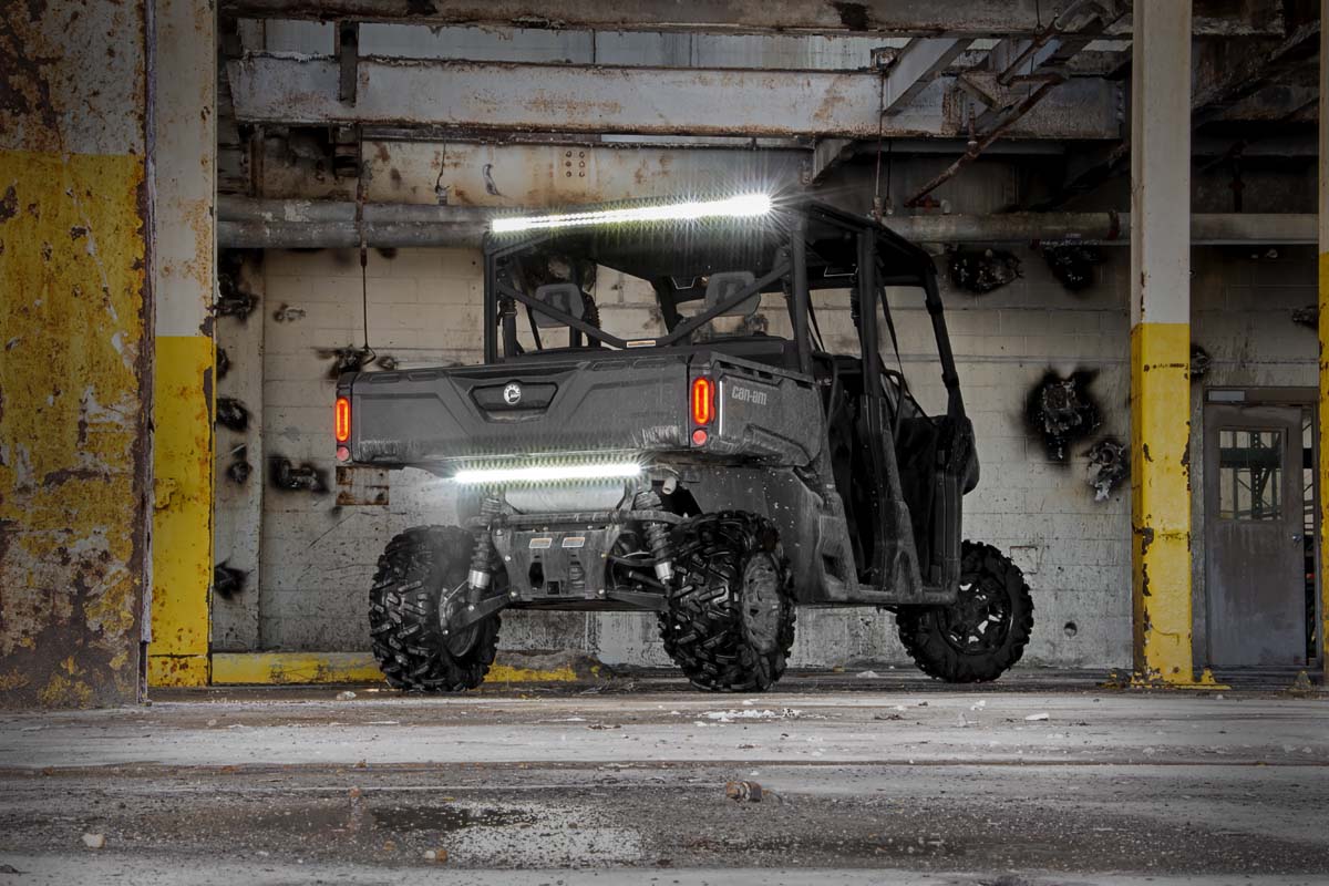 LED Light Kit | Cab Mount | 50&quot; Black Dual Row | Can-Am Defender HD8