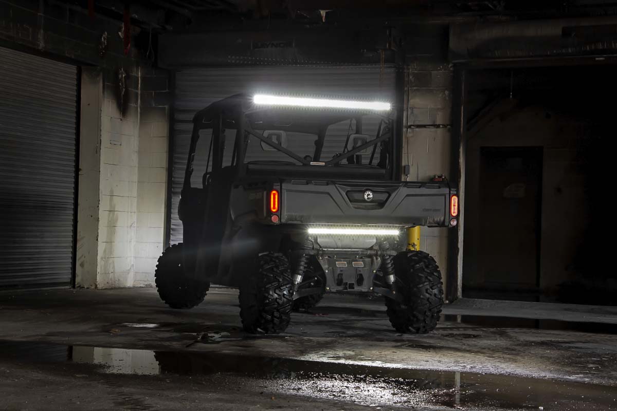 LED Light Kit | Cab Mount | 50&quot; Black Dual Row | Can-Am Defender HD8