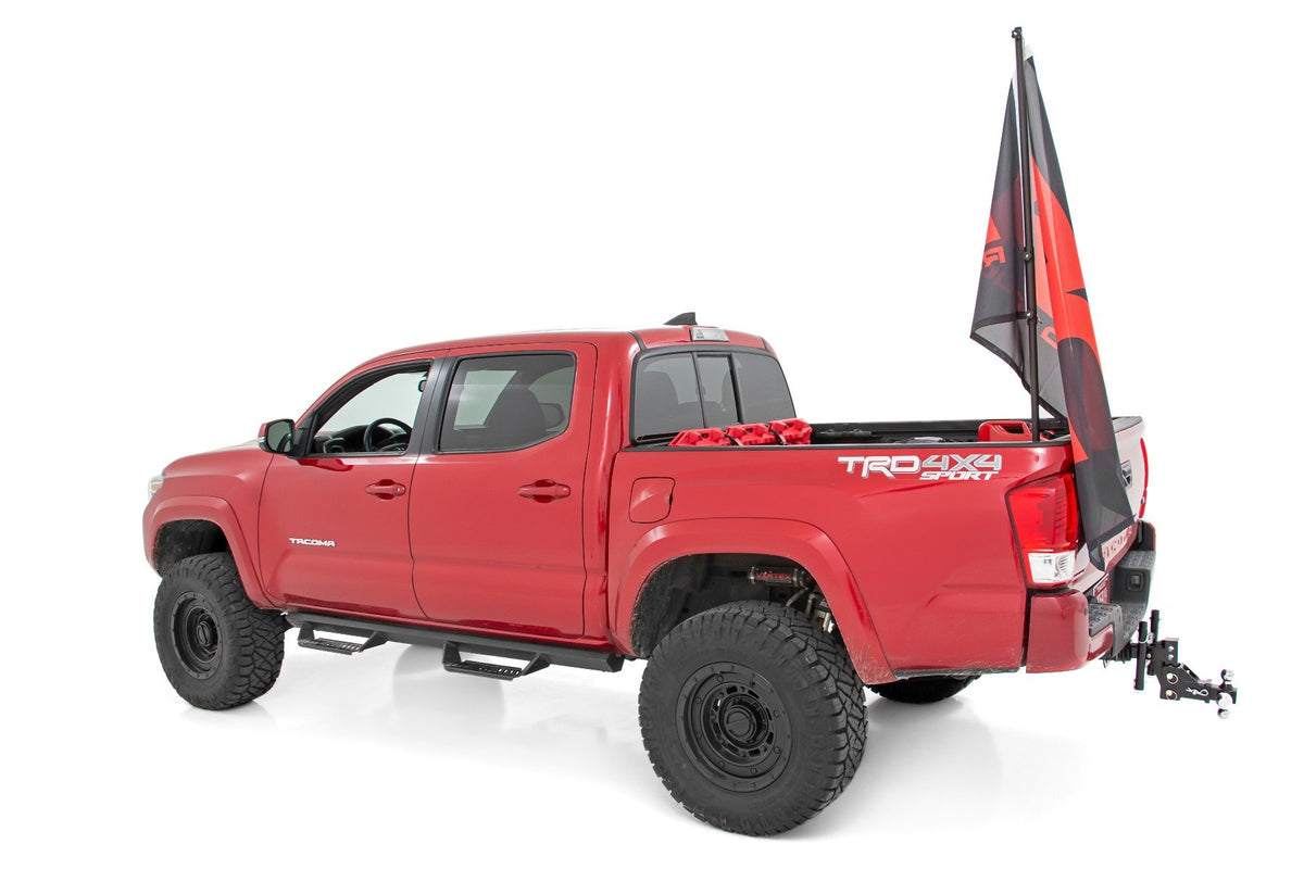 Rough Country - Flag Pole Holder - Bed Rail - 117501 by Rough Country - angle view