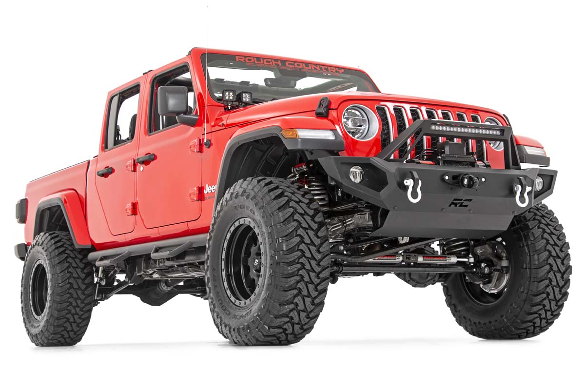 LED Light Kit | Quad | Cowl Mount | 2&quot; Black | Amber DRL | Jeep Gladiator JT/Wrangler JL (18-24)