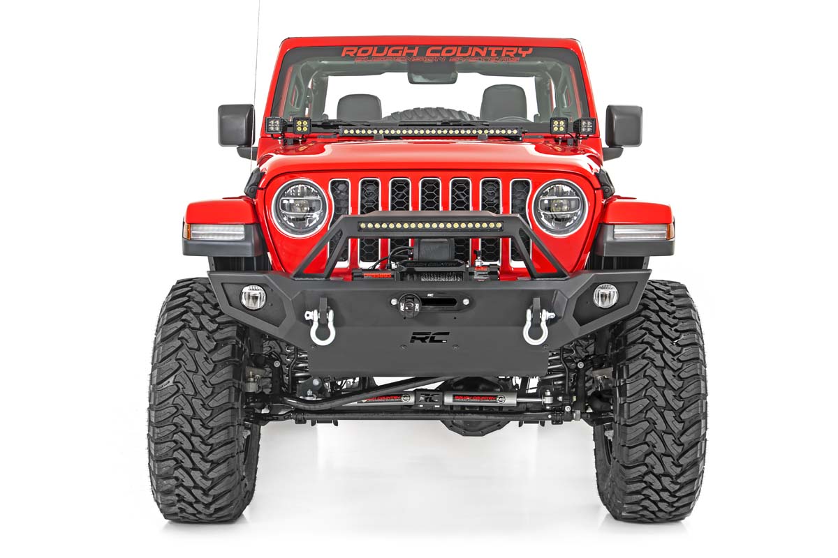 Quad LED Light Kit | Cowl Mount | 2&quot; Black Pairs | Spot | Jeep Gladiator JT/Wrangler JL (18-24)