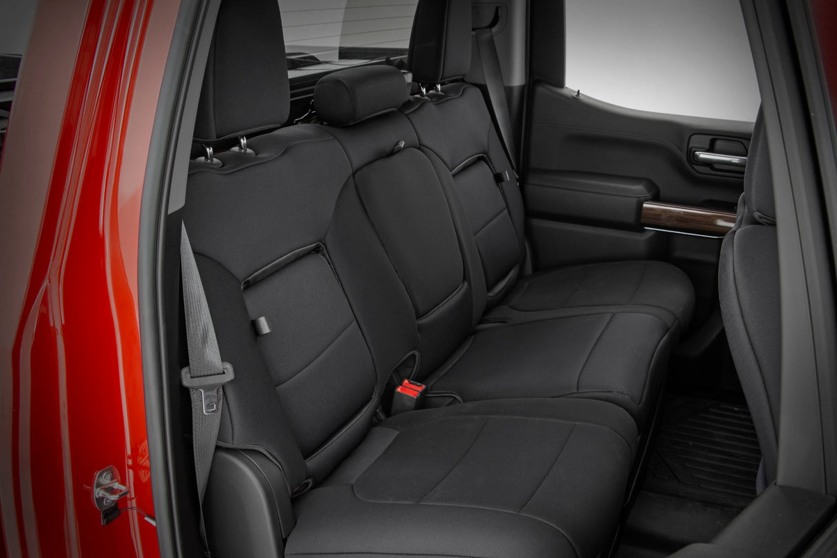 Seat Covers | FR 40/40/20 &amp; RR Back Storage | Chevy/GMC 1500 (19-24)