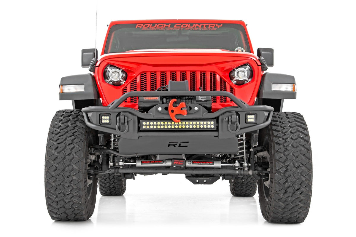 Front Winch Bumper | Tubular | Skid Plate | Jeep Gladiator JT/Wrangler JK &amp; JL/Wrangler Unlimited 