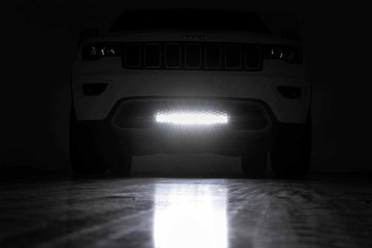 LED Light Kit | Bumper Mount | 20&quot; Black Dual Row | Jeep Grand Cherokee WK2 (11-20)