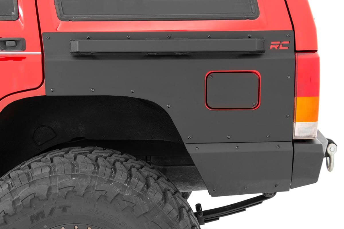 Fender &amp; Quarter Panel Armor | Rear | Combo | Jeep Cherokee XJ 2WD/4WD (97-01)