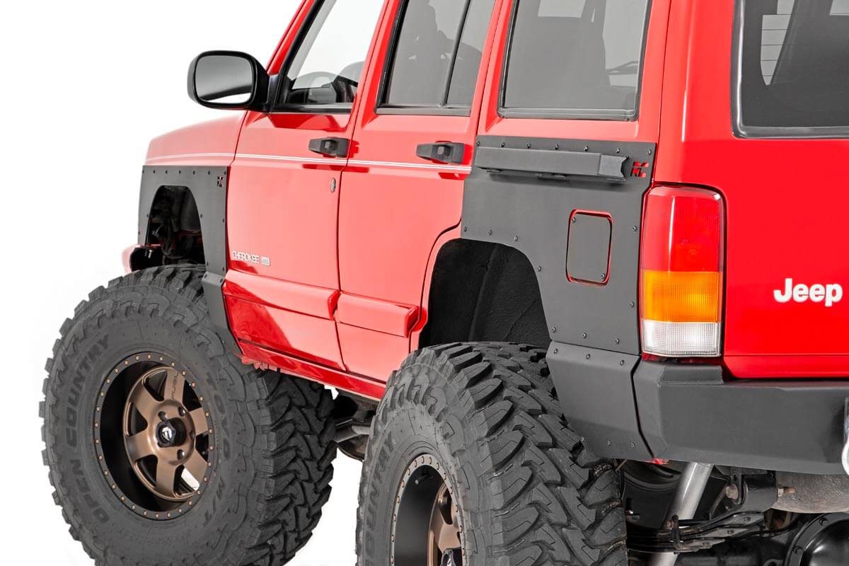 Fender &amp; Quarter Panel Armor | Rear | Combo | Jeep Cherokee XJ 2WD/4WD (97-01)
