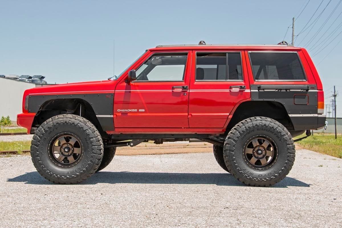 Fender &amp; Quarter Panel Armor | Rear | Combo | Jeep Cherokee XJ 2WD/4WD (97-01)