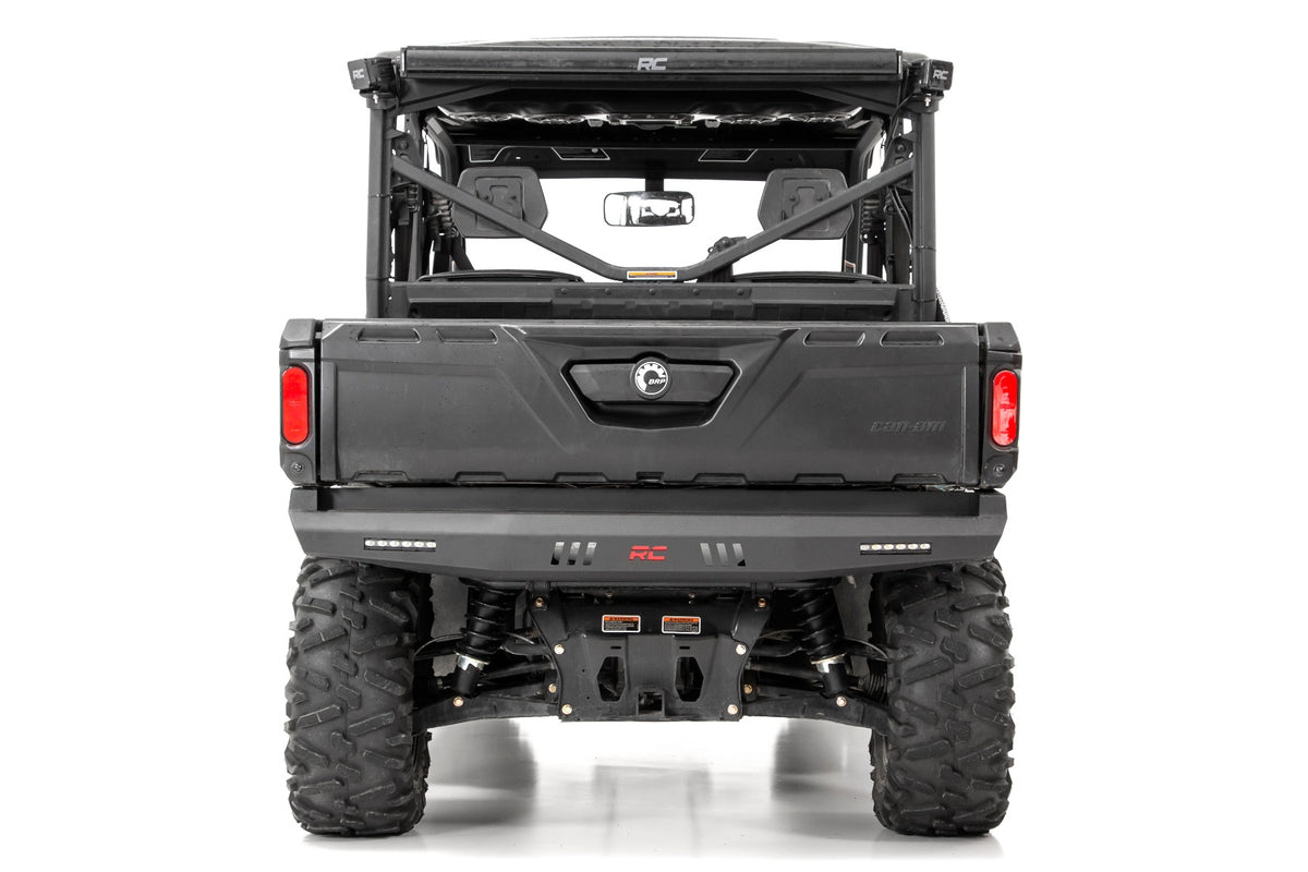 Bumper | Rear | 6&quot; Black Slimline LED Pair | Multiple Makes &amp; Models (Can-Am/Polaris)