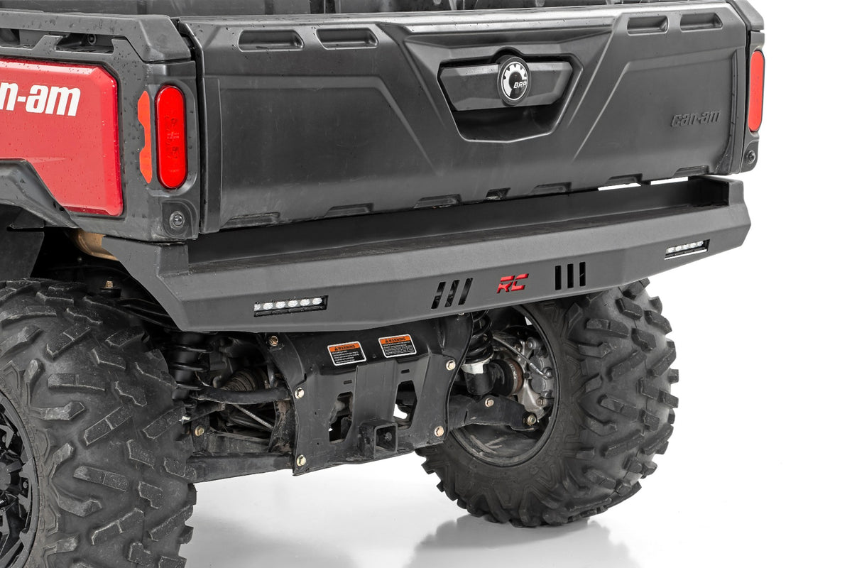 Bumper | Rear | 6&quot; Black Slimline LED Pair | Multiple Makes &amp; Models (Can-Am/Polaris)