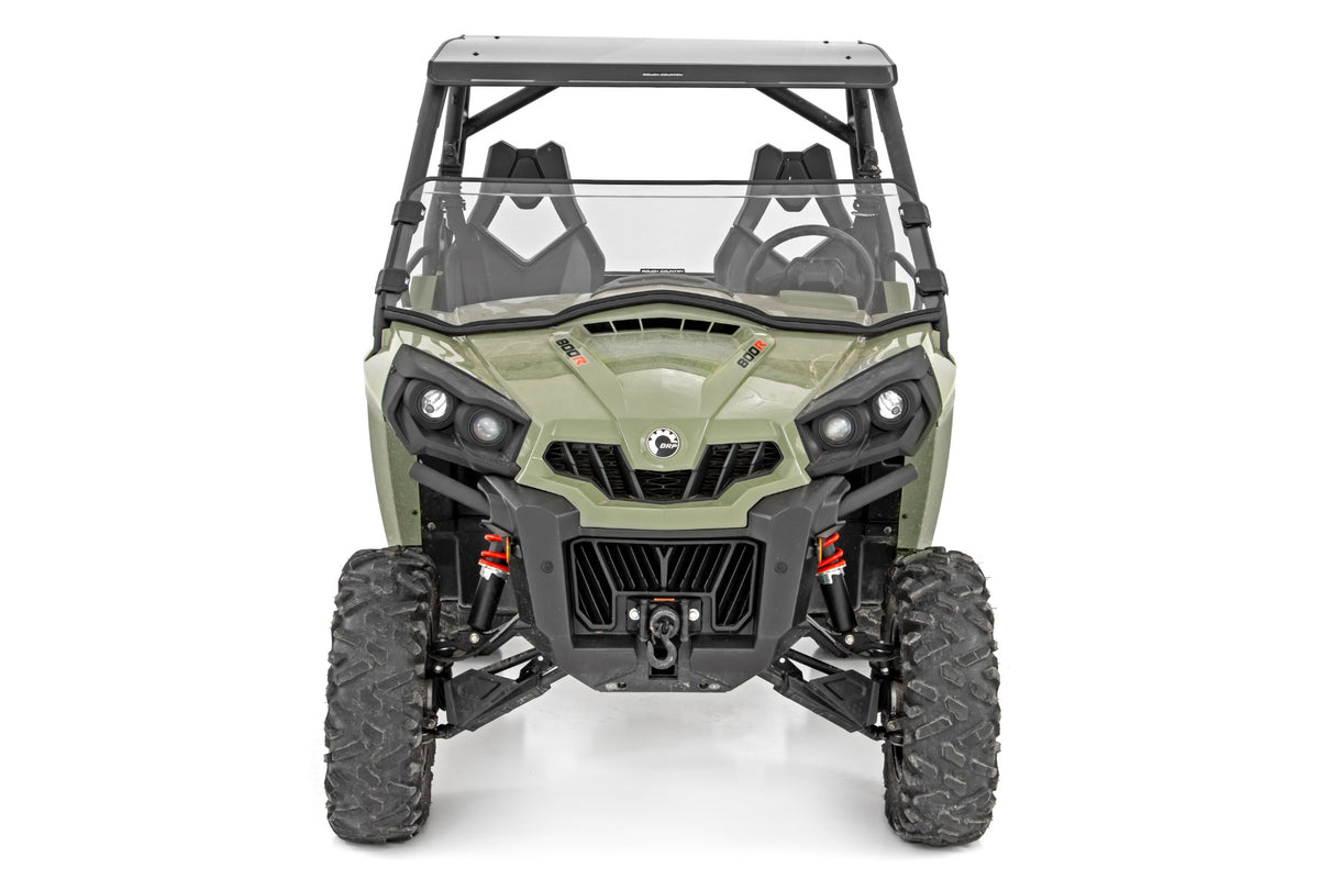 Half Windshield | Scratch Resistant | Can-Am Commander 1000