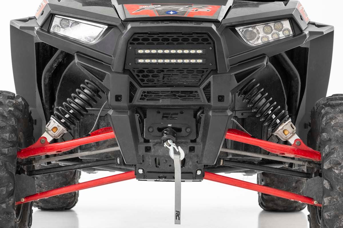 Grille Kit | 10&quot; Black Slimline LED Pair | Polaris RZR XP 1000