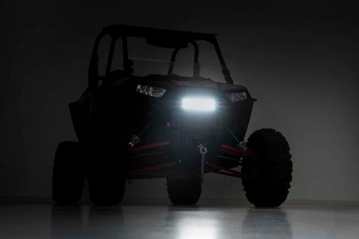 Grille Kit | 10&quot; Black Slimline LED Pair | Polaris RZR XP 1000