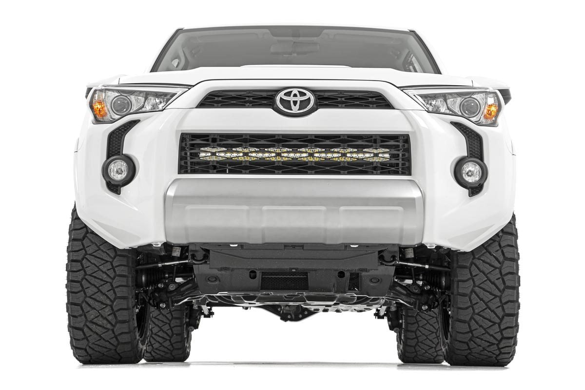 LED Light Kit | Bumper Mount | 30&quot; Chrome Dual Row | White DRL | Toyota 4Runner (14-20)