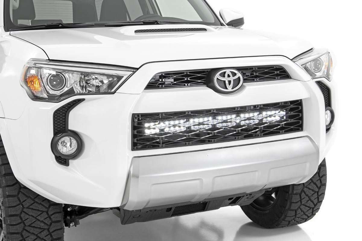 LED Light Kit | Bumper Mount | 30&quot; Chrome Dual Row | White DRL | Toyota 4Runner (14-20)