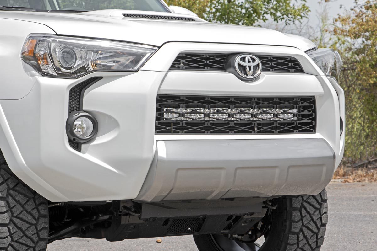LED Light Kit | Bumper Mount | 30&quot; Chrome Dual Row | White DRL | Toyota 4Runner (14-20)