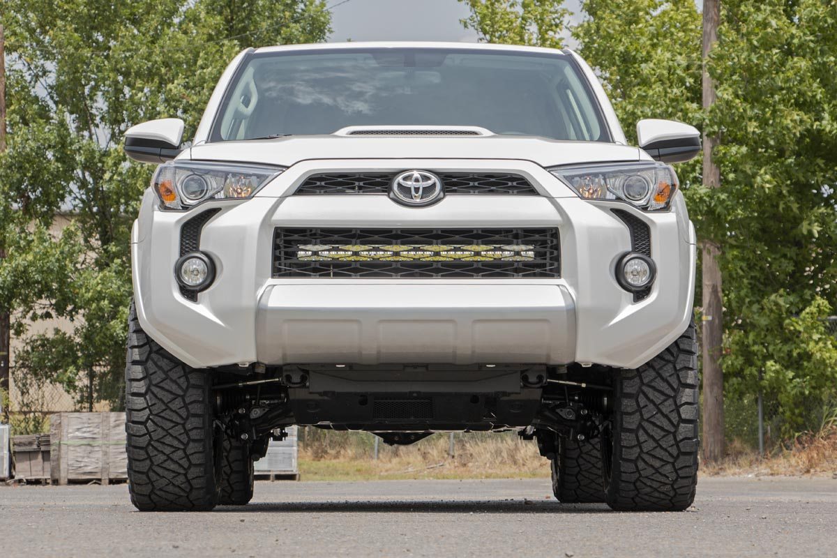 LED Light Kit | Bumper Mount | 30&quot; Chrome Dual Row | White DRL | Toyota 4Runner (14-20)