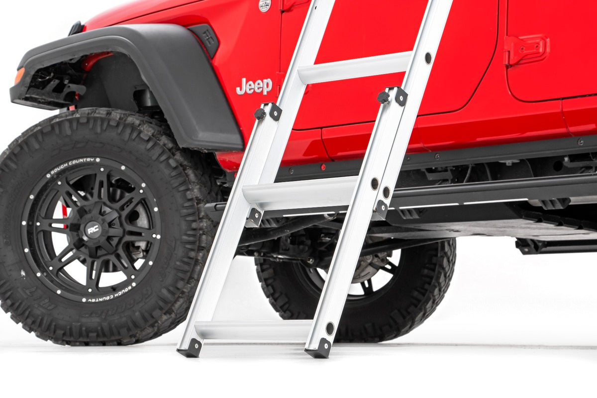 Roof Top Tent | Rack Mount | 12 Volt Accessory w/Ladder Extension &amp; LED Light Kit