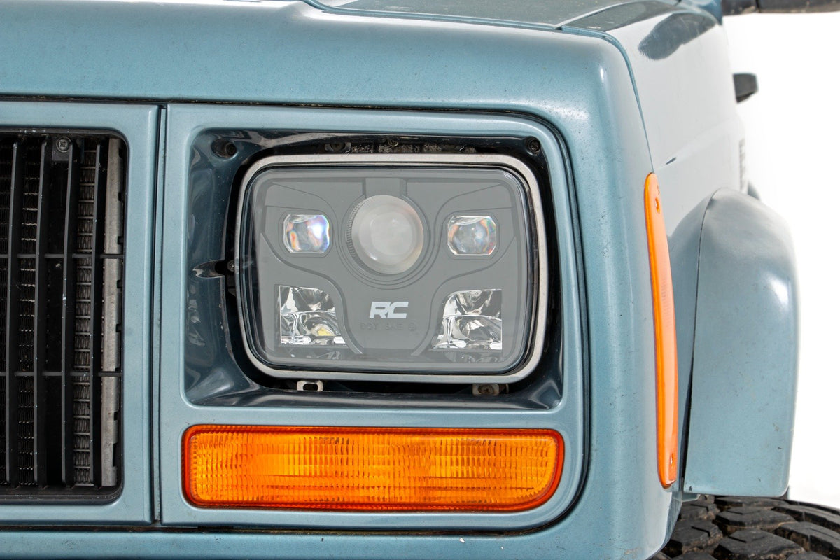 5&quot;x7&quot; LED Headlights | DOT Approved | Jeep Cherokee XJ 2WD/4WD (1984-2001)