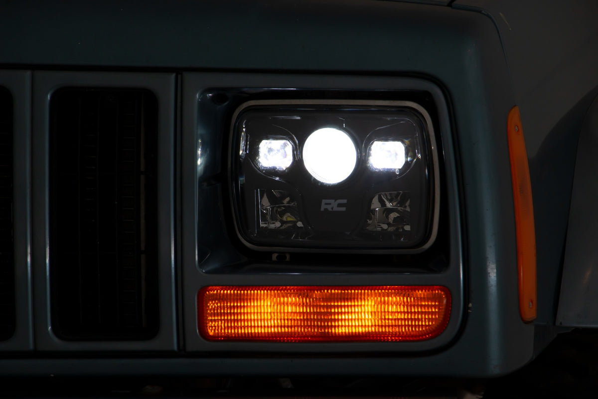 5&quot;x7&quot; LED Headlights | DOT Approved | Jeep Cherokee XJ 2WD/4WD (1984-2001)
