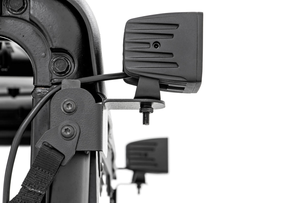 LED Light | Rear Mount | 2&quot; Black Pair | Spot | Polaris Ranger 1000/Ranger XP 1000