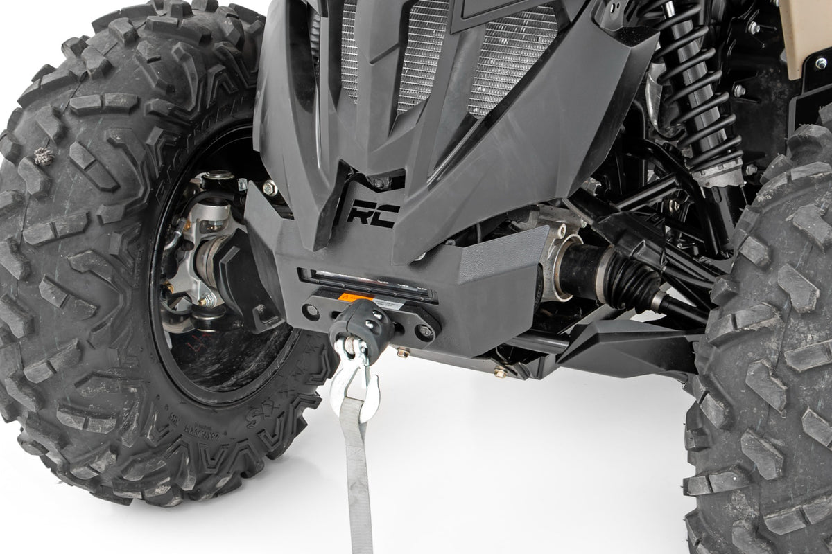 Winch Bumper | 4500-Lb Winch | Black Series LED | 6&quot; Light | Can-Am Renegade