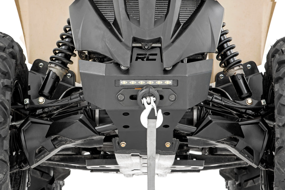 Winch Bumper | 4500-Lb Winch | Black Series LED | 6&quot; Light | Can-Am Renegade