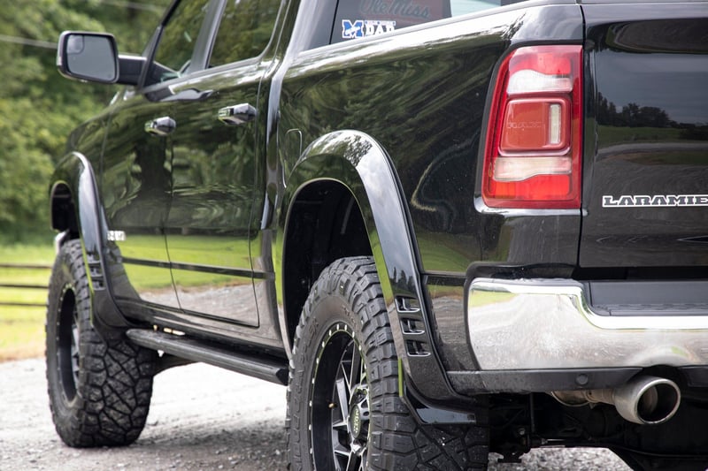Rough Country - Fender Flares - SF1 - PS2 Bright Silver Metallic - Ram 1500 2WD/4WD (2019-2024) - F-D319201-PS2