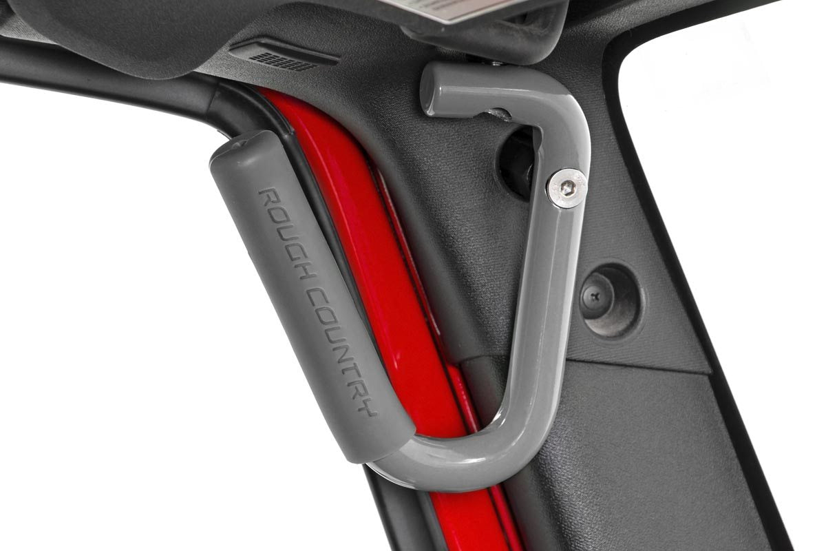 Grab Handles | Steel | FR &amp; RR | Gray | Jeep Wrangler JK/Wrangler Unlimited (07-18)