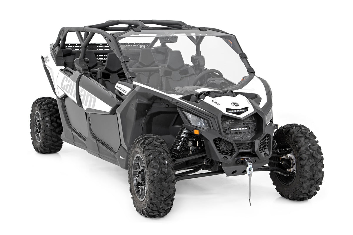 LED Light Kit | Cowl Mount | 6&quot; Black Slimline | Can-Am Maverick X3 
