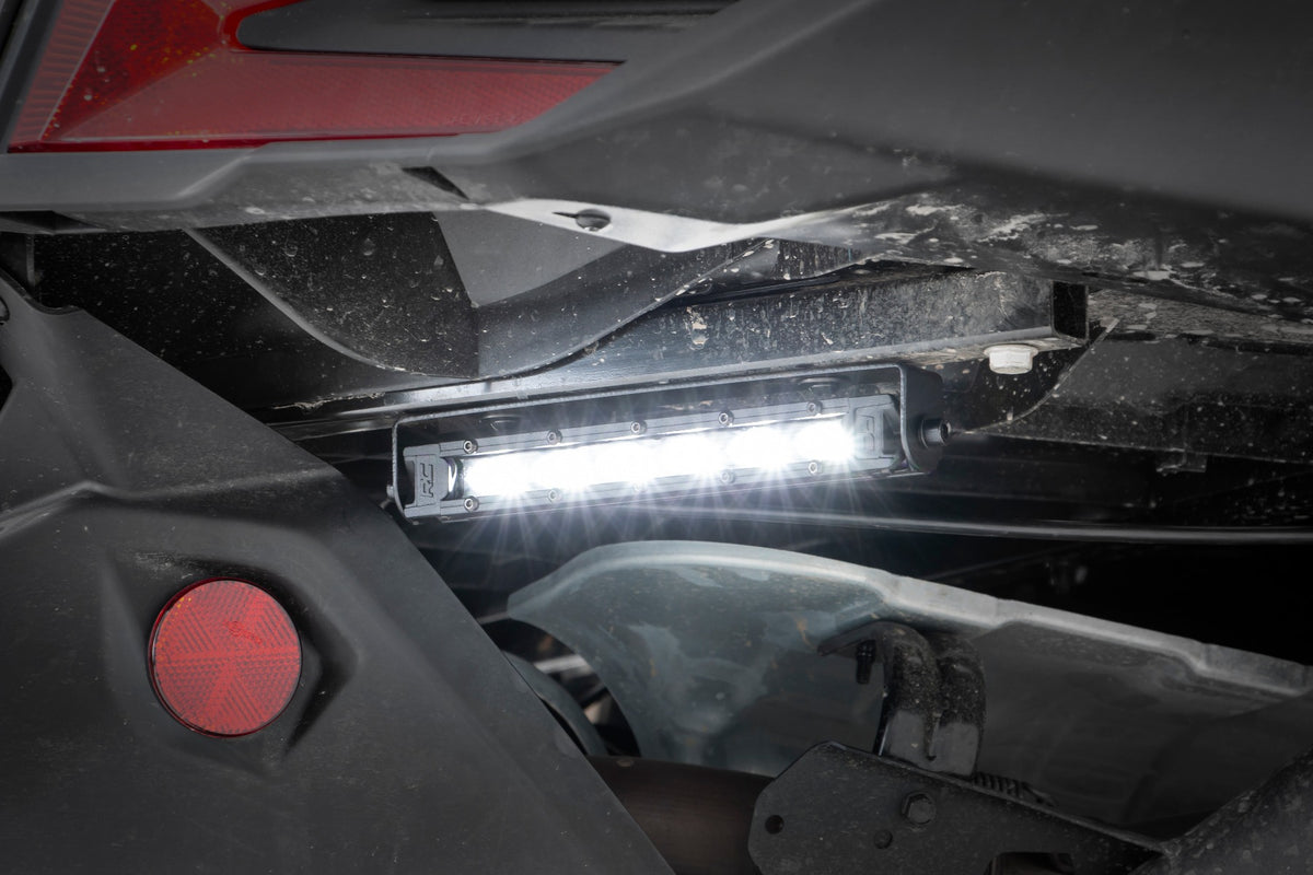LED Light Kit | Tail Light Mount | 6&quot; Black Slimline Pair | Can-Am Maverick X3 